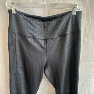 Stylish Black Leopard Print Leggings